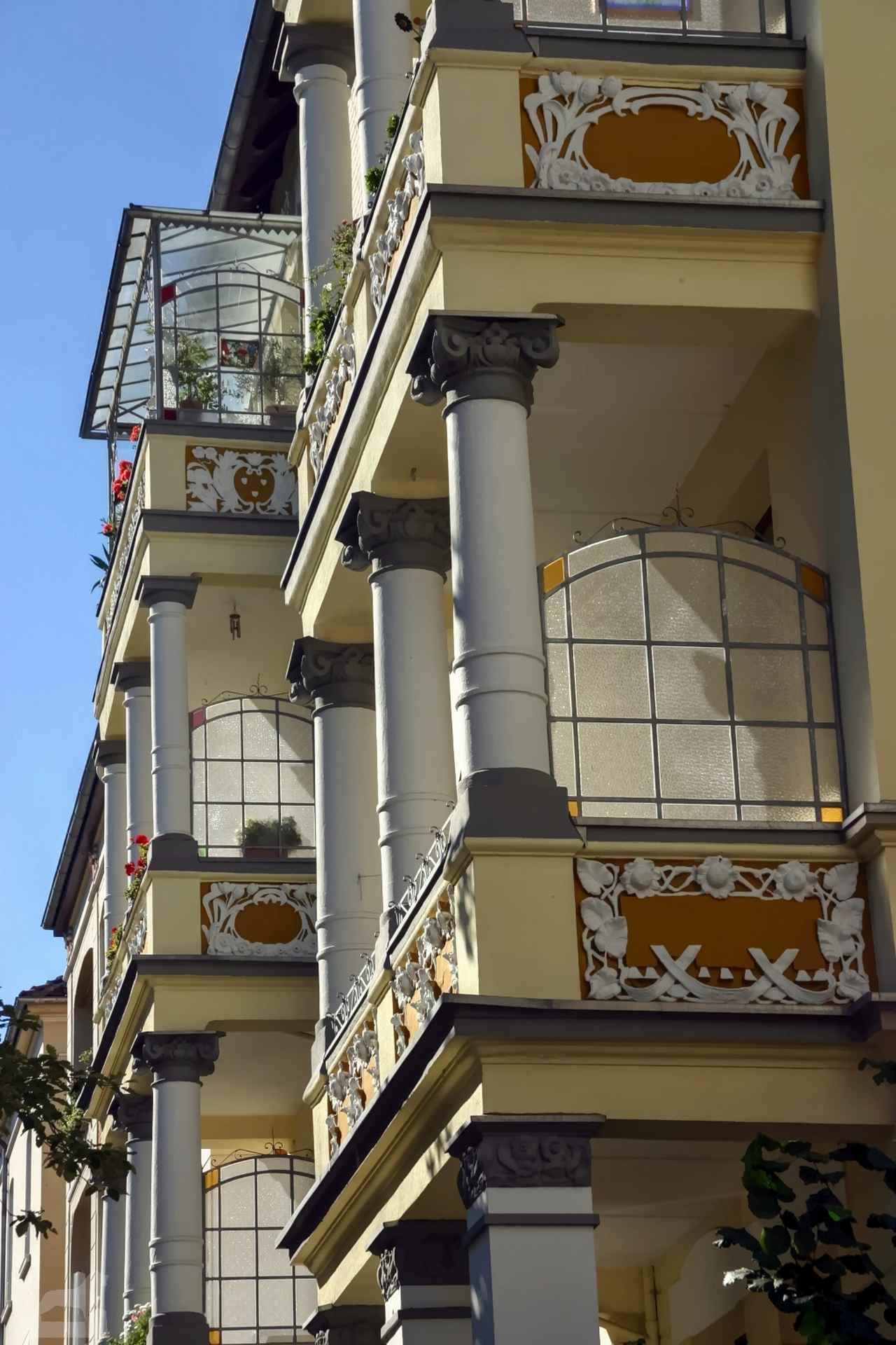 Balkone in der Fasanenstraße