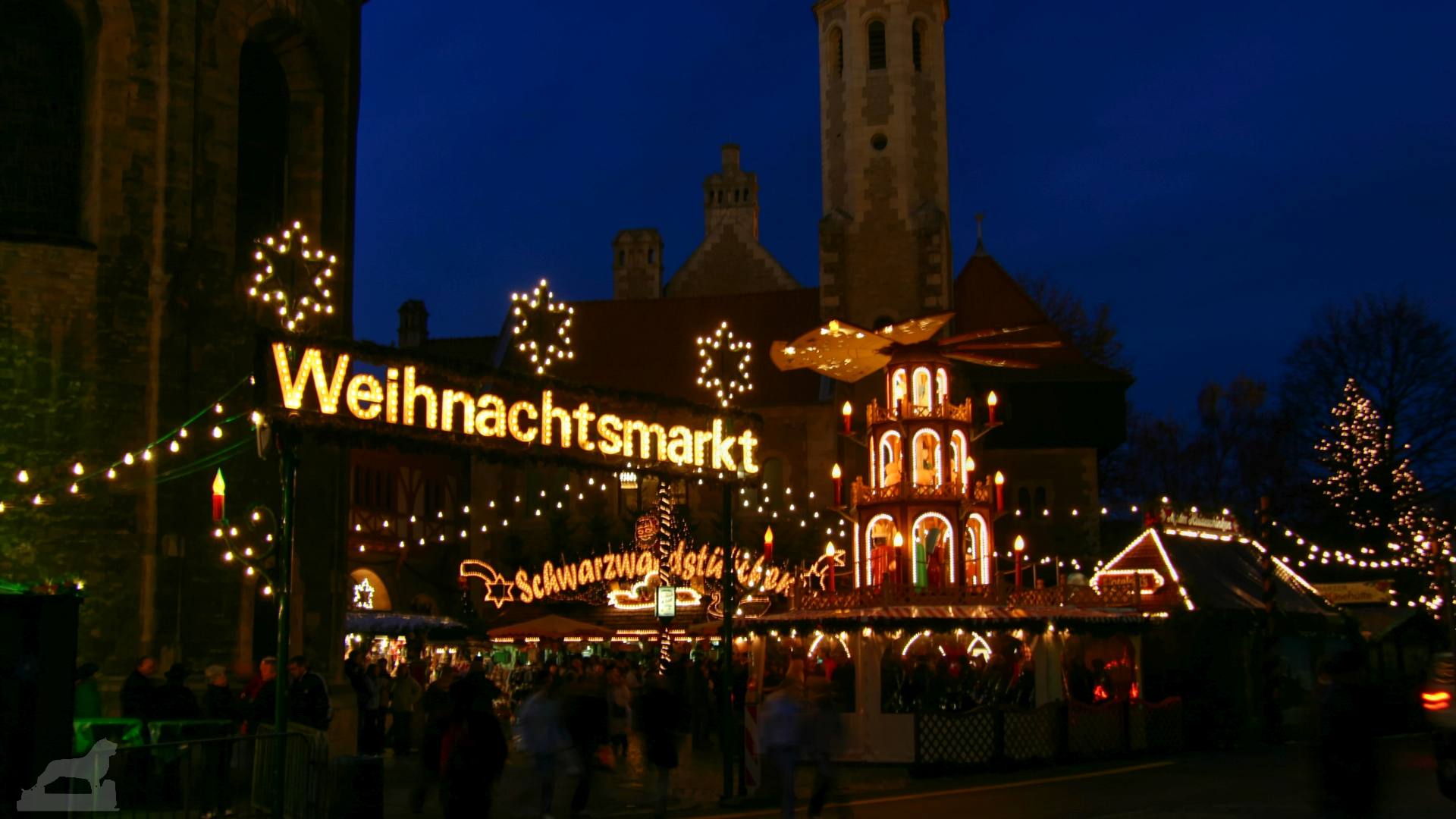 Weihnachtsmarkt auf dem Burgplatz