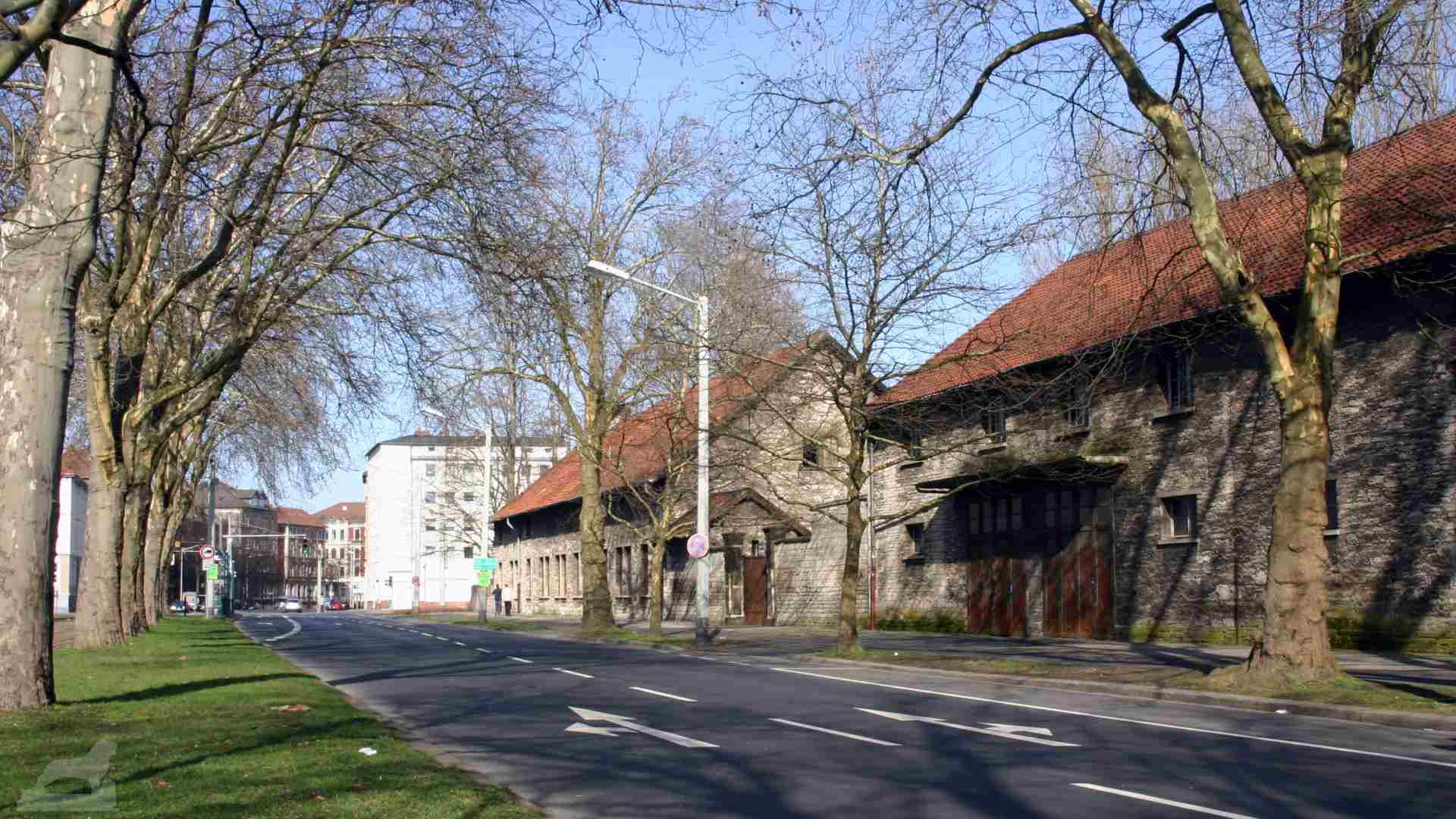 Ruine der Klosterdomaine an der Leonhardstraße