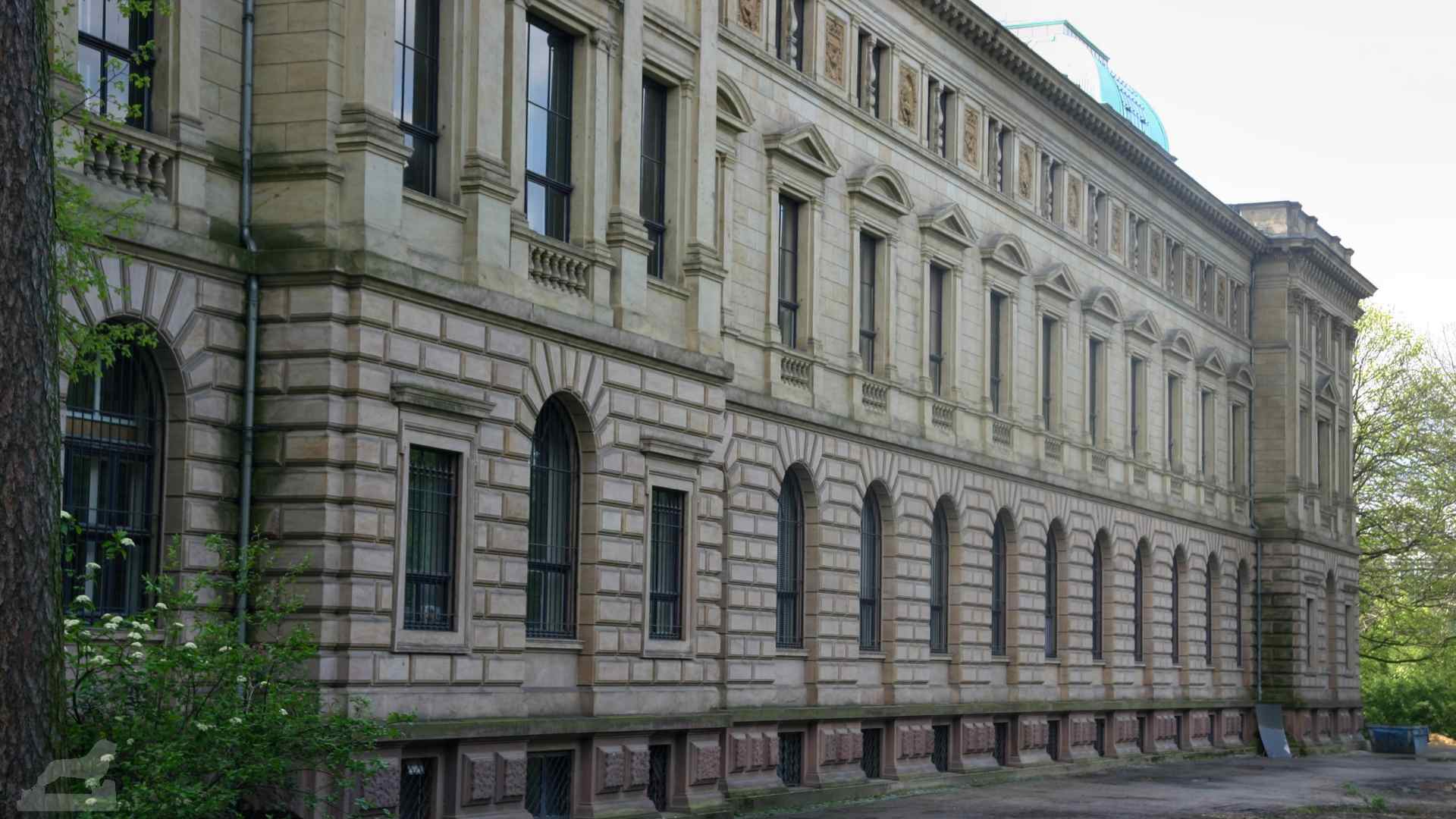 Rückfront Herzog Anton Ulrich Museum vor Anbau des Neubaus