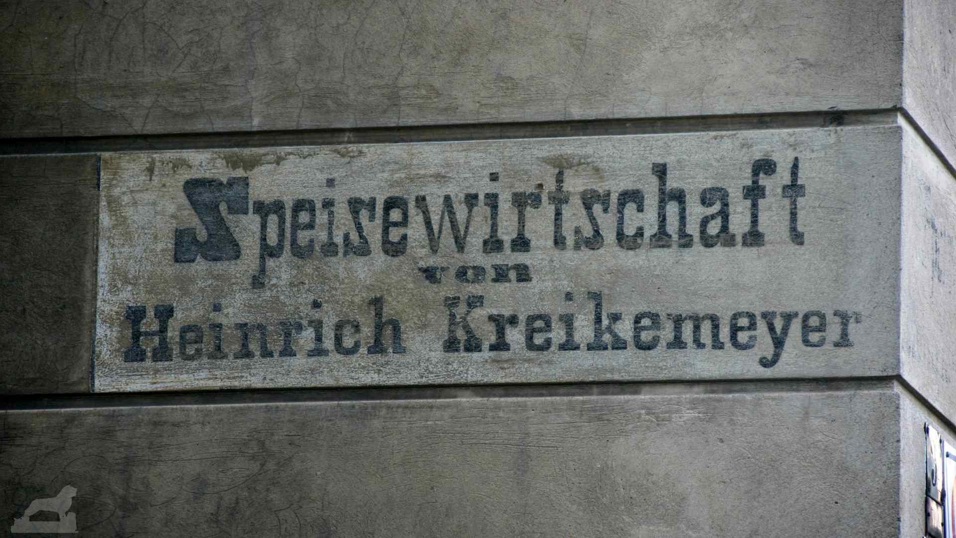 ehemalige Speisewirtschaft von Heinrich Kreikemeyer in der Ludwigstraße