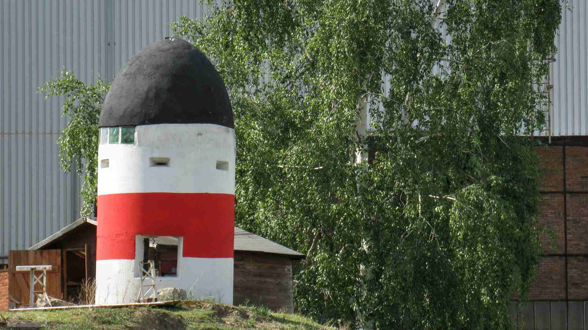 "Leuchturm"-Bunker in der Büchnerstraße