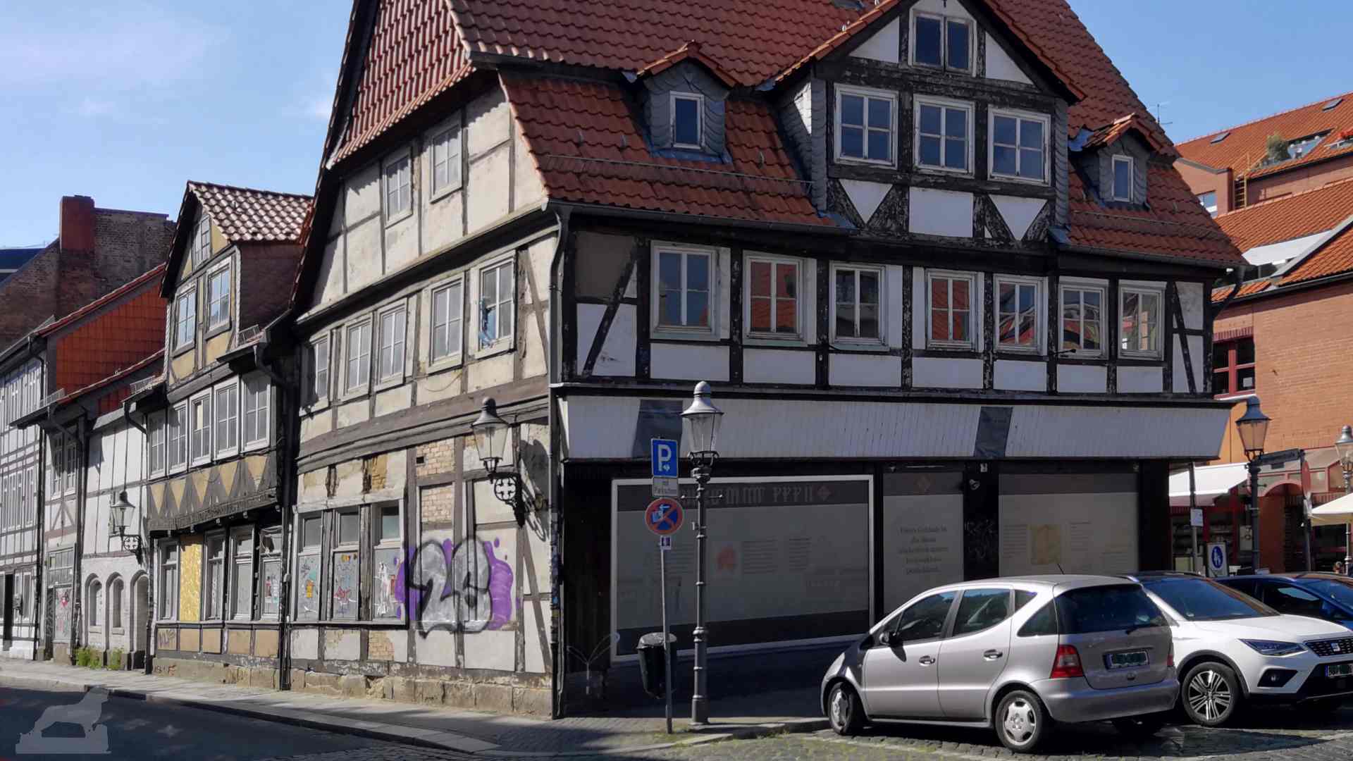 Ältestes Fachwerkhaus Braunschweig am Ackerhof (vor Sanierung)
