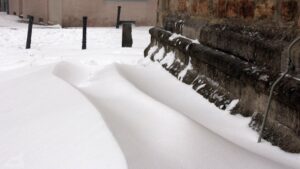 Schneeverwehung an St. Magni