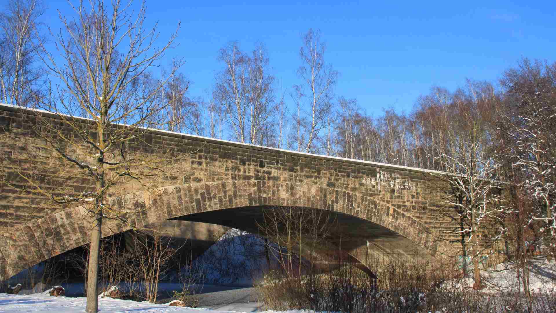 Wildbrücke über die Oker