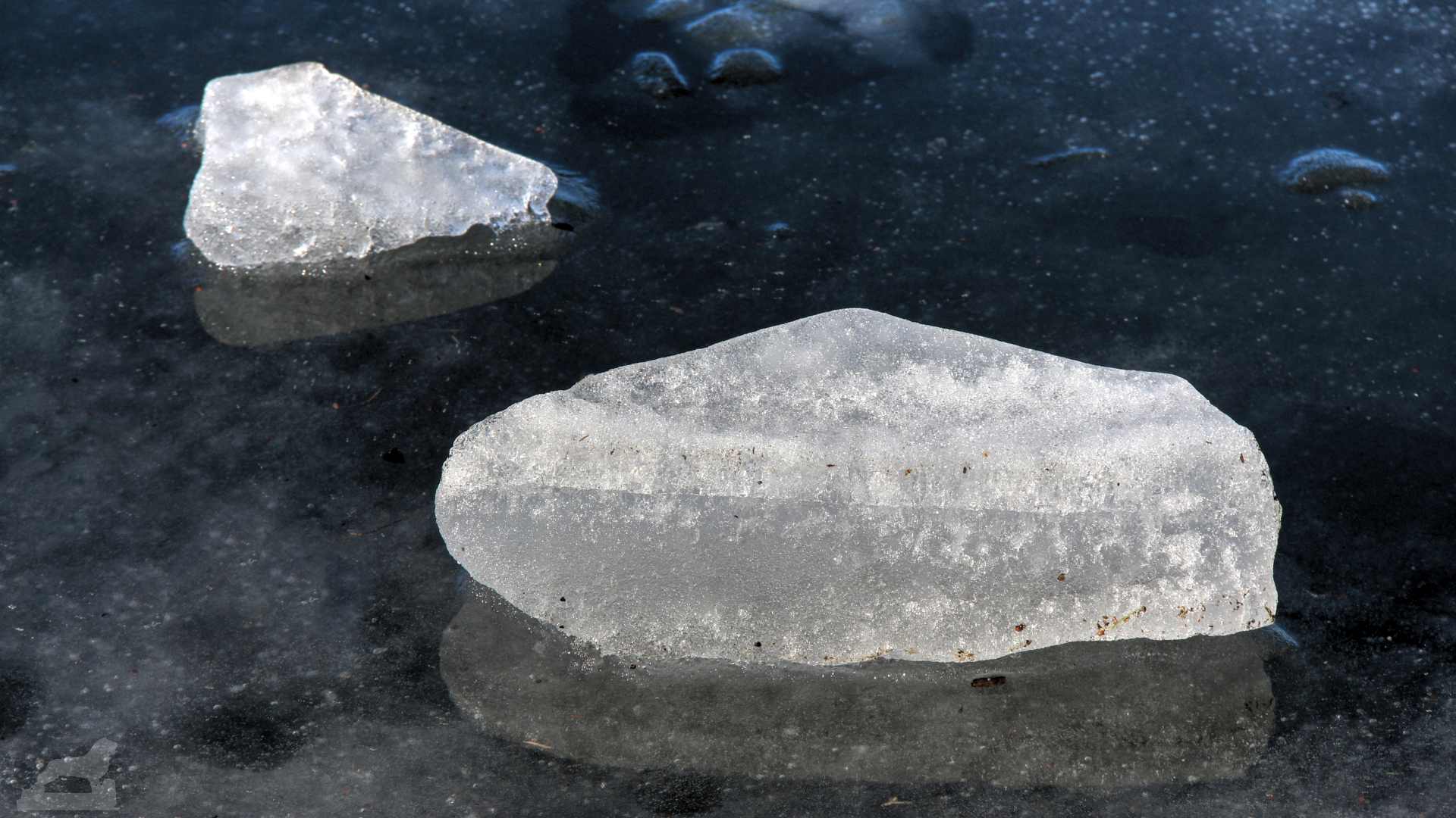 Eisbrocken auf dem Südsee