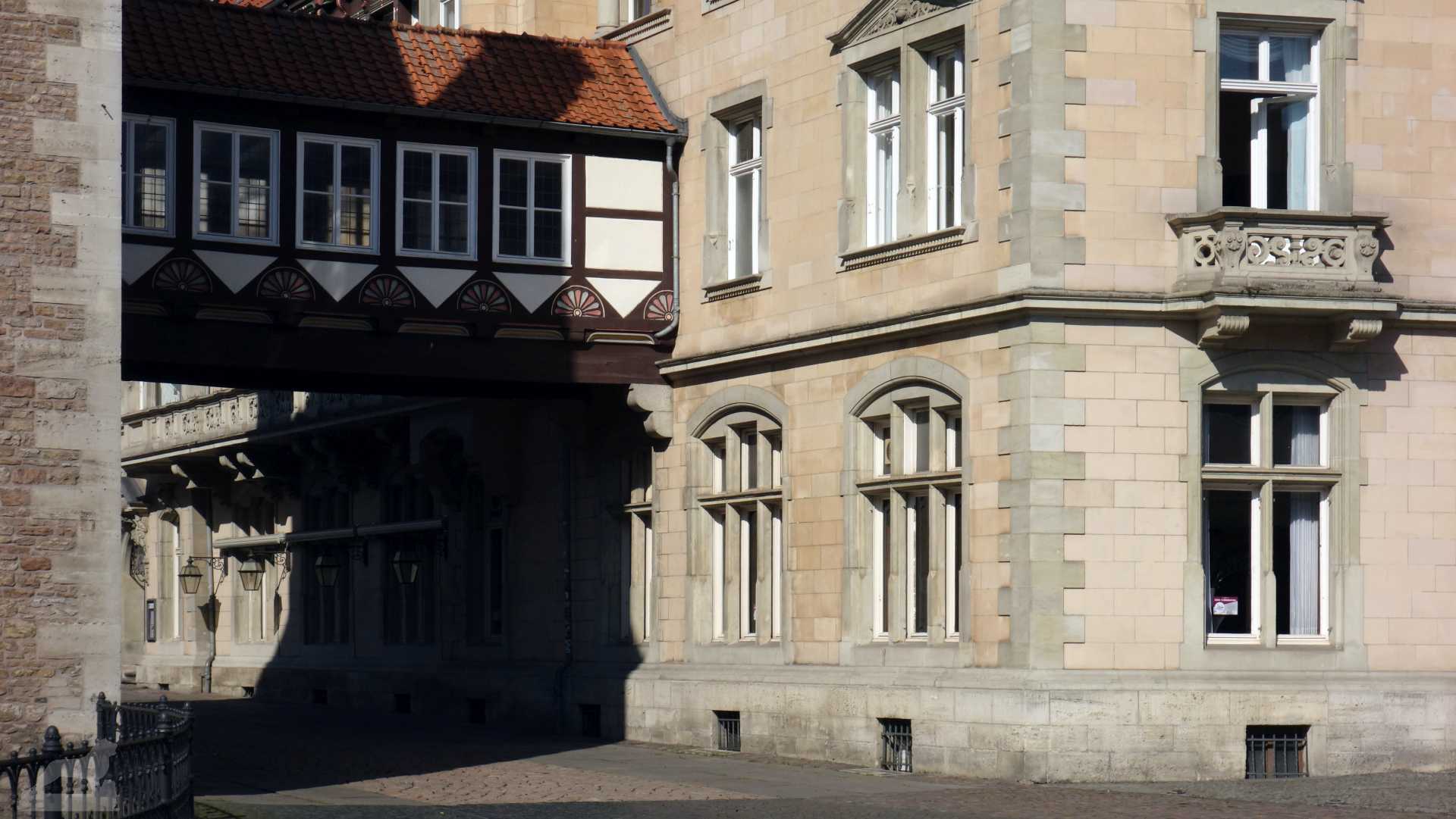 Göring-Übergang zwischen Burg Dankwarderode und Hotel Deutsches Haus