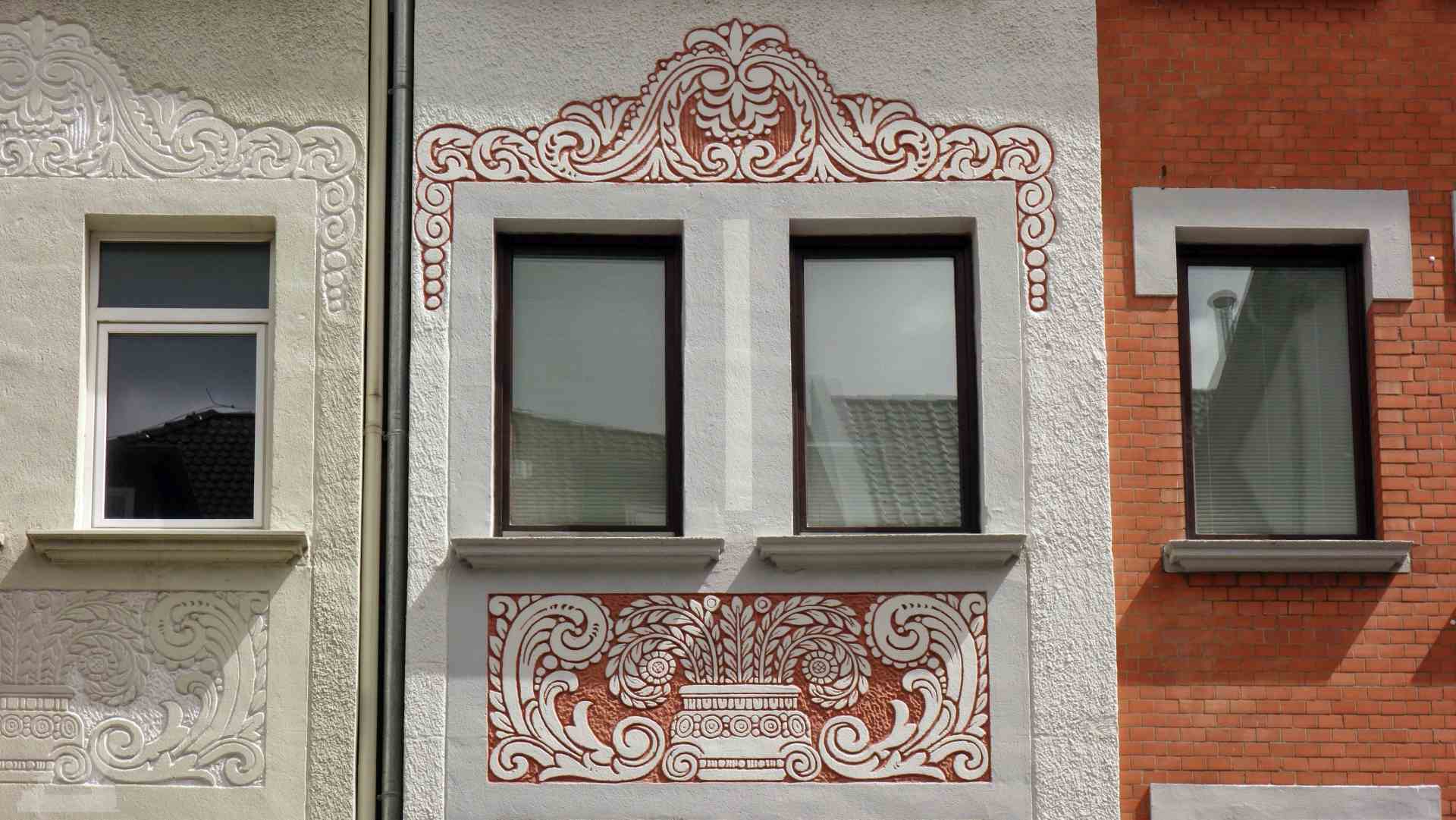 Fassade in der Karl-Marx-Straße
