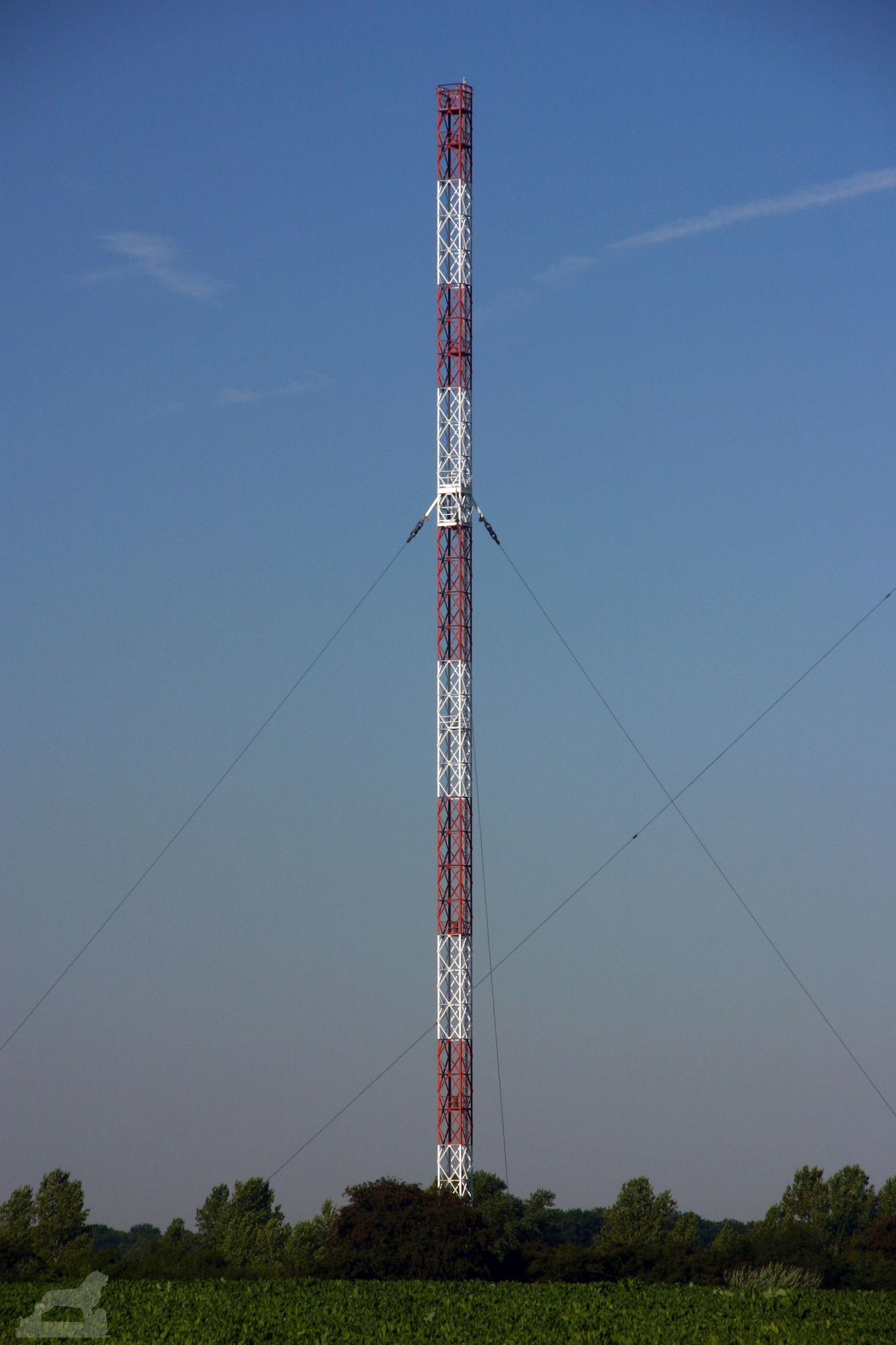 Gittermast-Antenne des ehemaligen Mittelwellensenders Braunschweig
