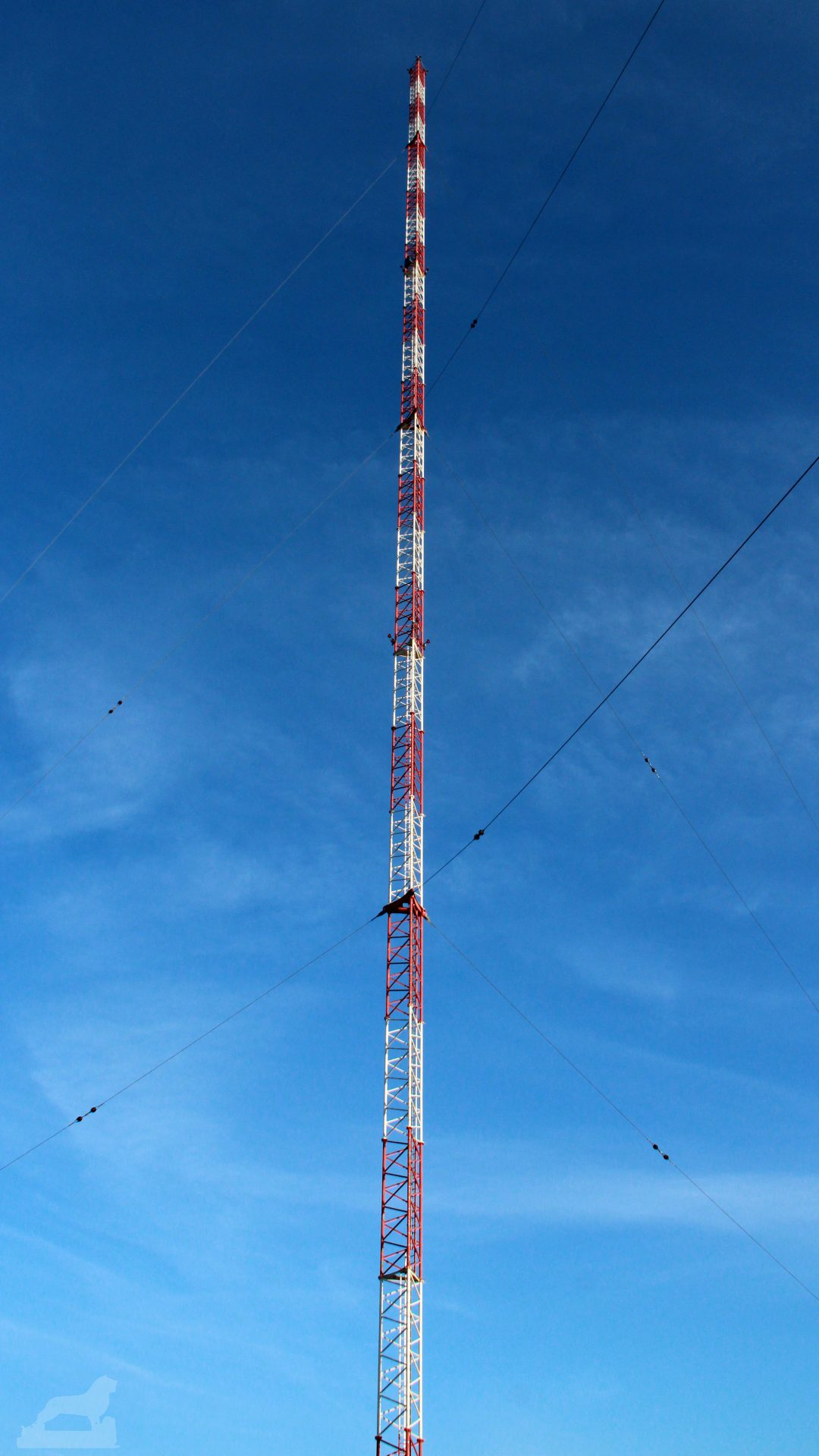 Gittermast -Antenne des ehemaligen Mittelwellensenders Braunschweig
