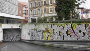 Tiefgarageneinfahrt ehemaliges Galeria-Kaufhaus