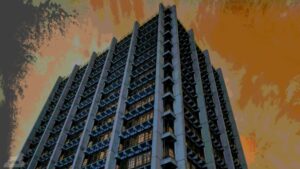Haus der Elektrotechnik (TU Braunschweig) in Flammen