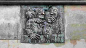 Eulenspiegel-Relief am Rathaus-Altbau
