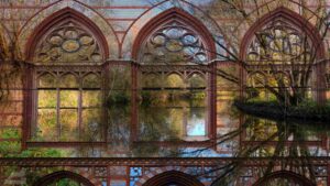 Klimawandel - die Oker flutet das Wilhelm-Gymnasium