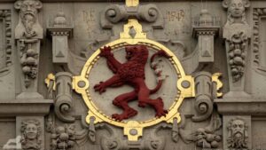 Braunschweiger Wappen am Gewandhaus