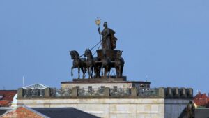 Quadriga auf dem Schloß