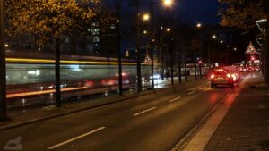 Straßenbahn auf dem Bohlweg