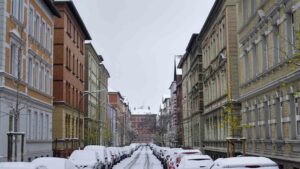 Grünstraße Anfang Dezember 2023