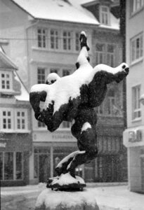 schneebedeckte Ringerbrunnen (Januar 2001)
