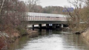 Hochwasser führende Oker (Nähe Südsee)