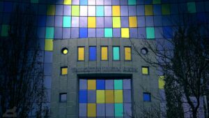 Vom Fliesenleger umgestaltetes Valentin-Klein-Haus an der Theodor-Heuss-Straße