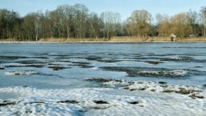 abgelassene Riddagshäuser Teiche im Winter 2002