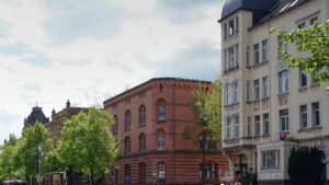Blick auf die Mars-Latour-Kaserne