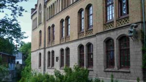 Rückseite des Martino-Katharineo in der Echternstraße