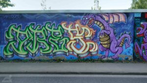Graffiti am Westbahnhof