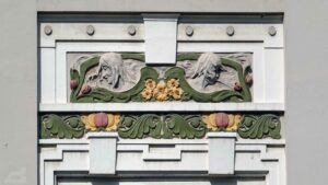 Jugendstilfassade in der Celler Straße