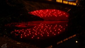 Lichtparcours 2020 -"Evocation in Rot"