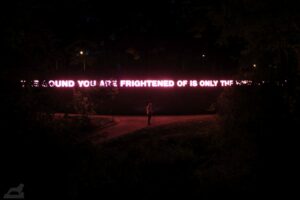 Lichtparcours 2020 - "In the trees"