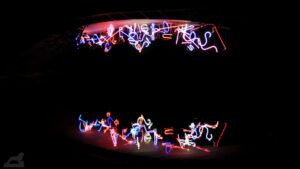 Lichtparcours 2020 - "She will or the wind"