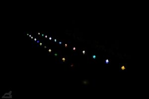 Lichtparcours 2020 - "stranded drifter"