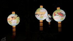 Lichtparcours 2024 - Installation an der Theaterwerkstatt