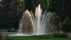 Springbrunnen im Inselwallpark