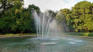 Springbrunnen im Inselwallpark