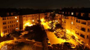 Andreeplatz bei Nacht