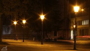 Altstadtmarkt bei Nacht