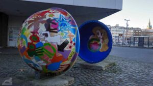 Magdeburger Halbkugeln in der Langedammstraße