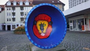 Magdeburger Halbkugeln in der Langedammstraße