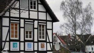 Fachwerkhaus in der Kastanienallee
