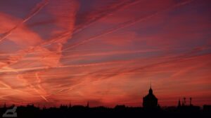 Abendhimmel am 3. März 2025