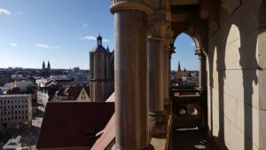 Blick vom Turm des Rathaus