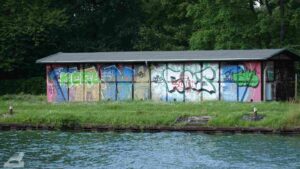Baracke am Mittellandkanal