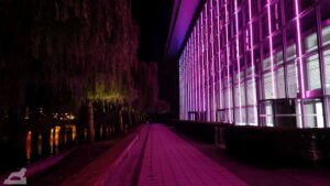 Illumination des Konzernforums der Autostadt