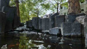 Wolfsburg ♦ Brunnen in der Porschestraße