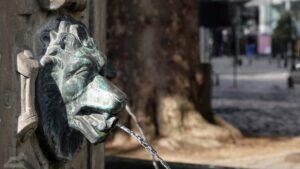 Wasserspeier am Kohlmarktbrunnen