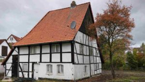 Fachwerkhaus in der Johanniterstraße in Braunschweig-Riddagshausen