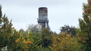 Schornstein des Heizkraftswerks Nord